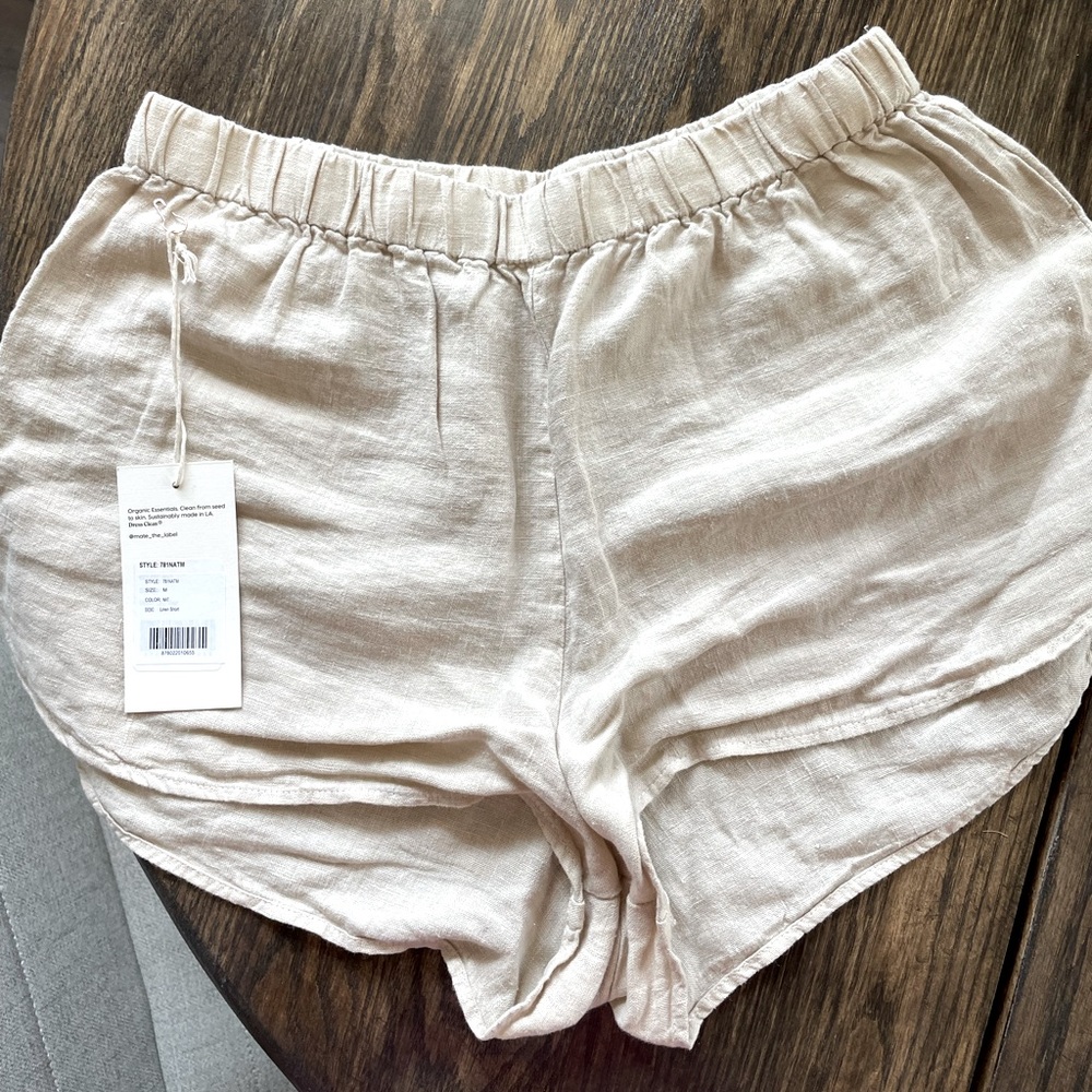 Mate the Label Linen Mid-rise Short